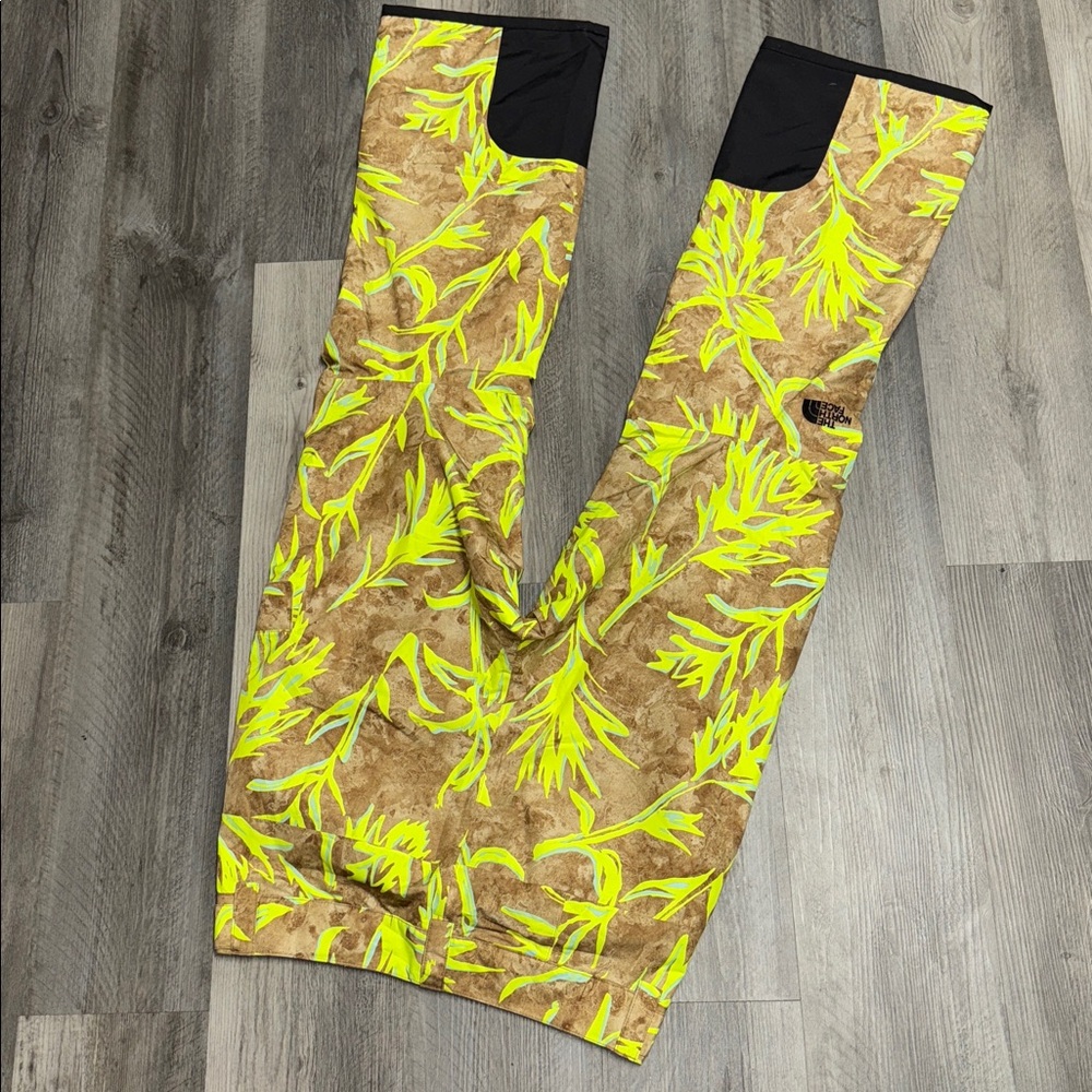 North Face Ski pants Freedom Insulated Pants in Utility Brown Prairie Print bott - Picture 5 of 7